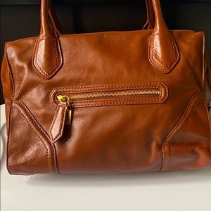 Foley & Corinna Large Brown Leather Handbag